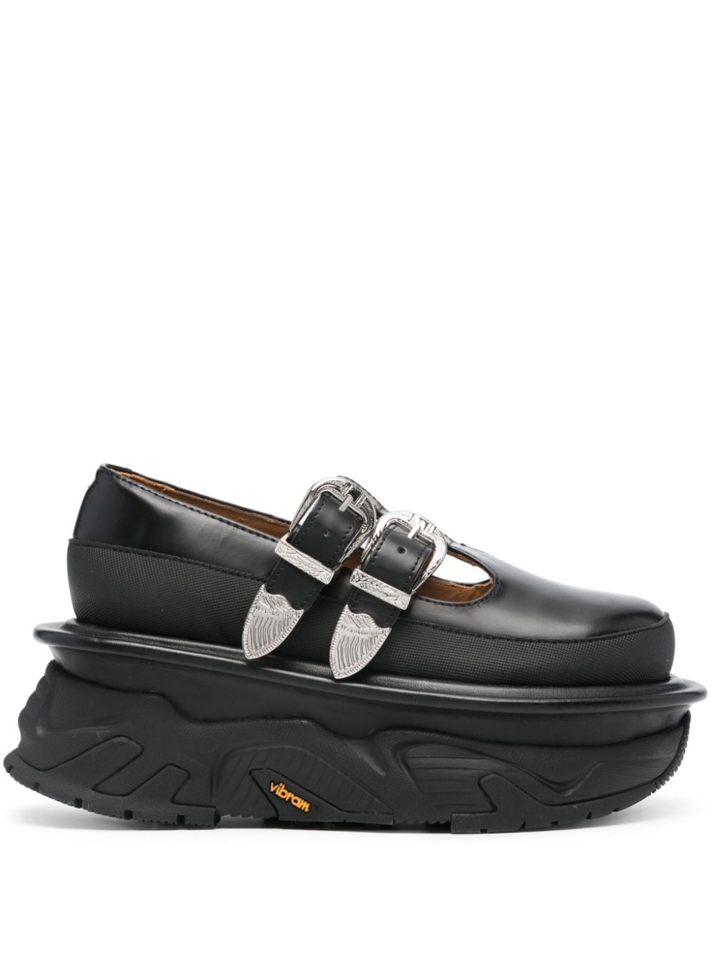 Toga Pulla flatform leather loafers - Black von Toga Pulla