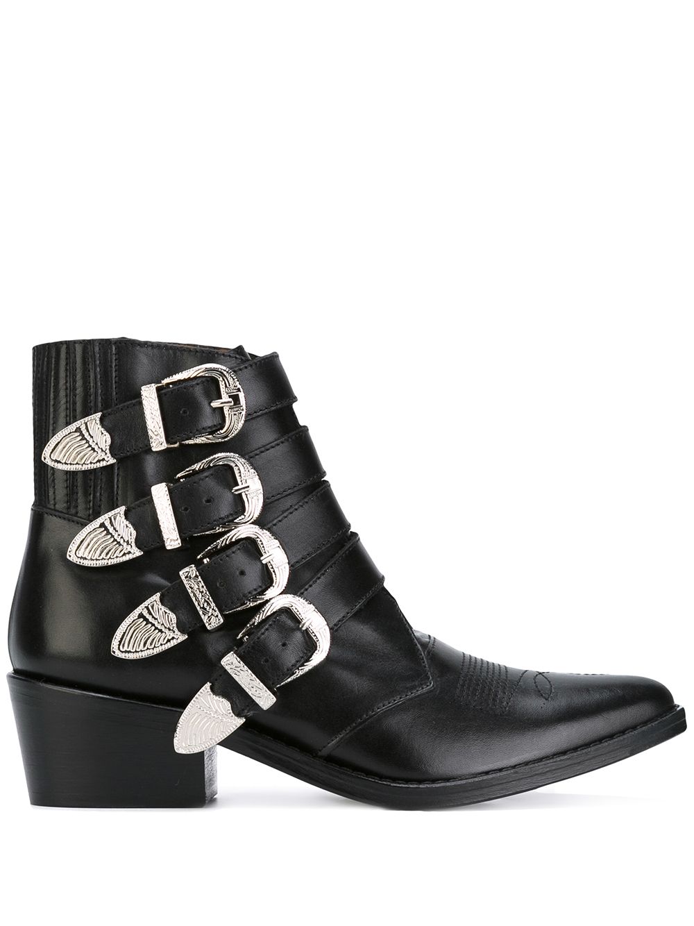 Toga Pulla multi straps boots - Black von Toga Pulla