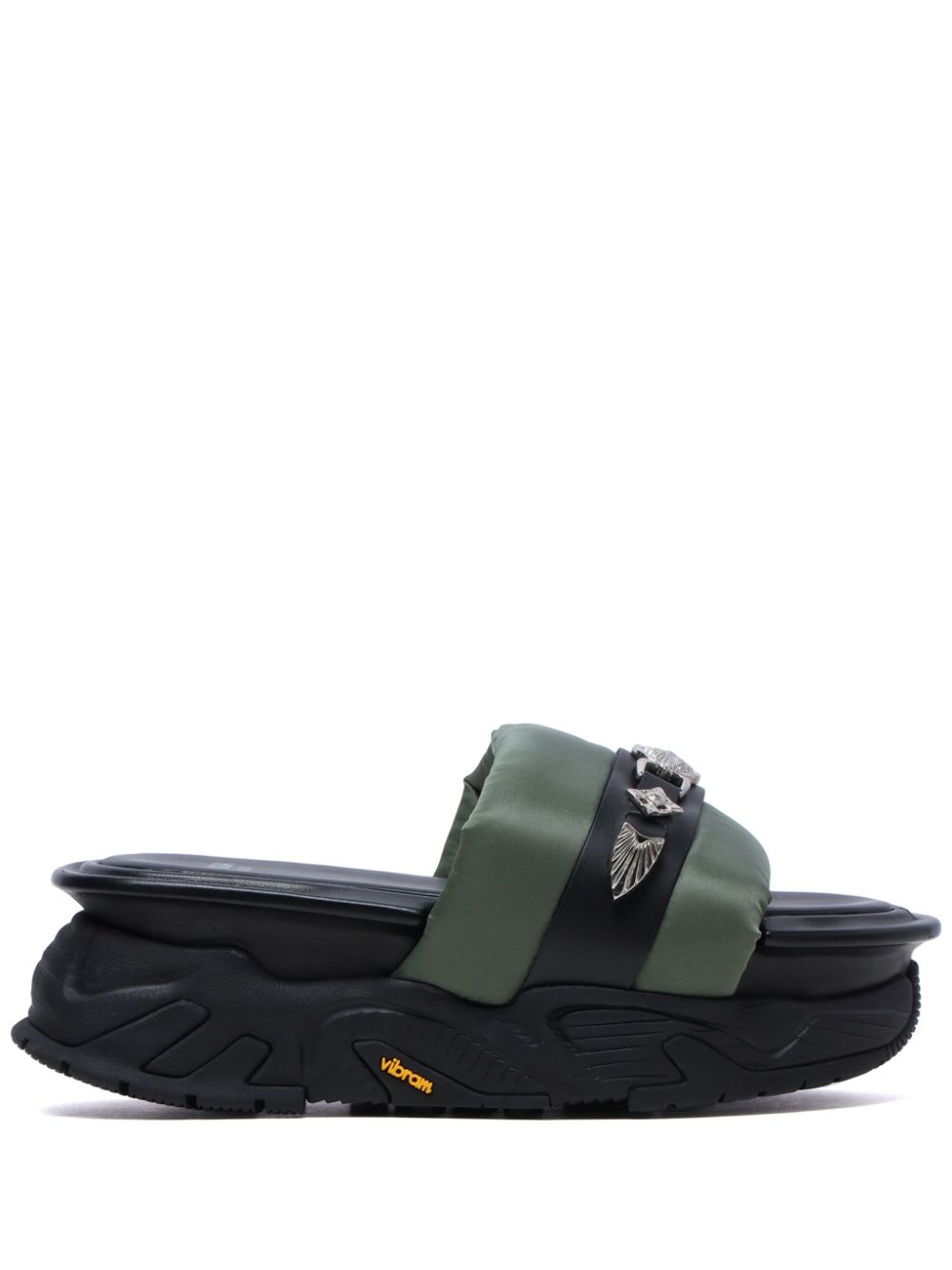 Toga Pulla padded platform sandals - Green von Toga Pulla
