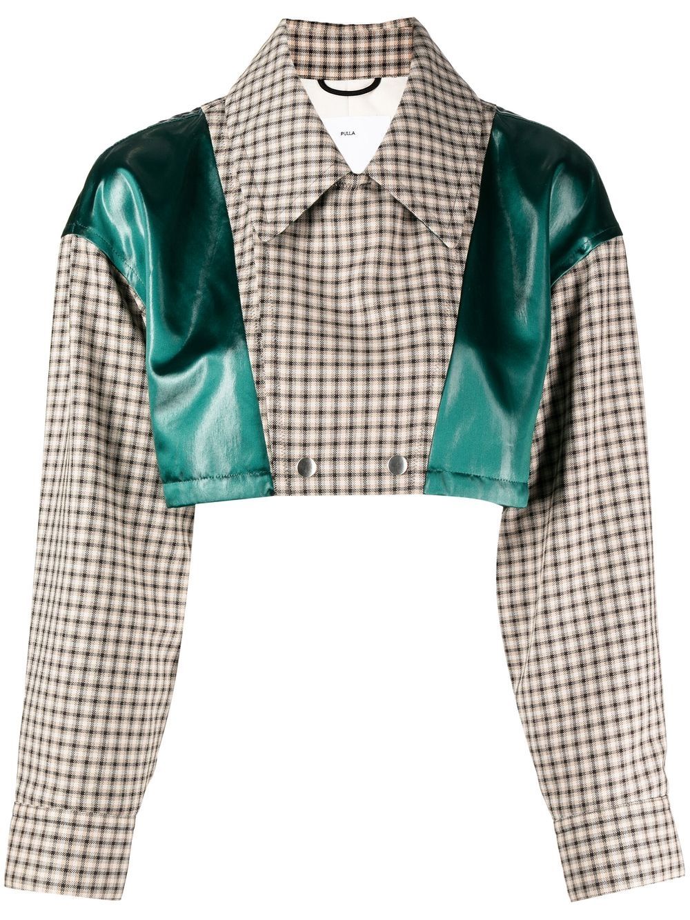 Toga Pulla panelled cropped jacket - Green von Toga Pulla