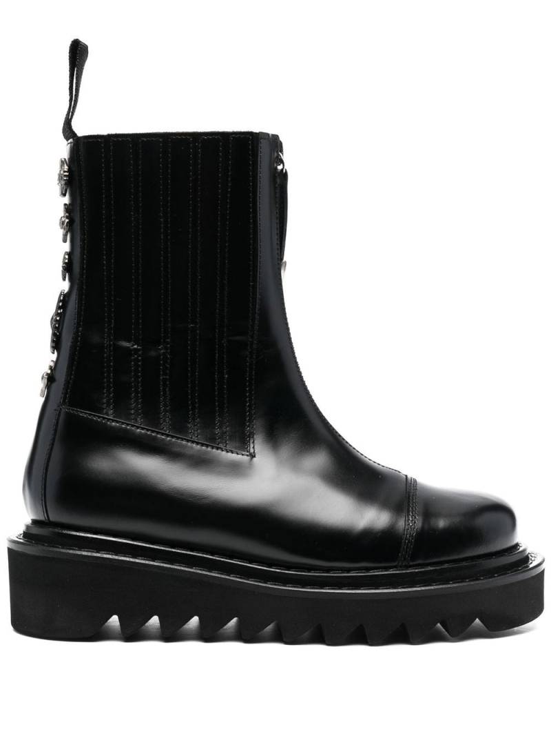 Toga Pulla ridged sole ankle boots - Black von Toga Pulla