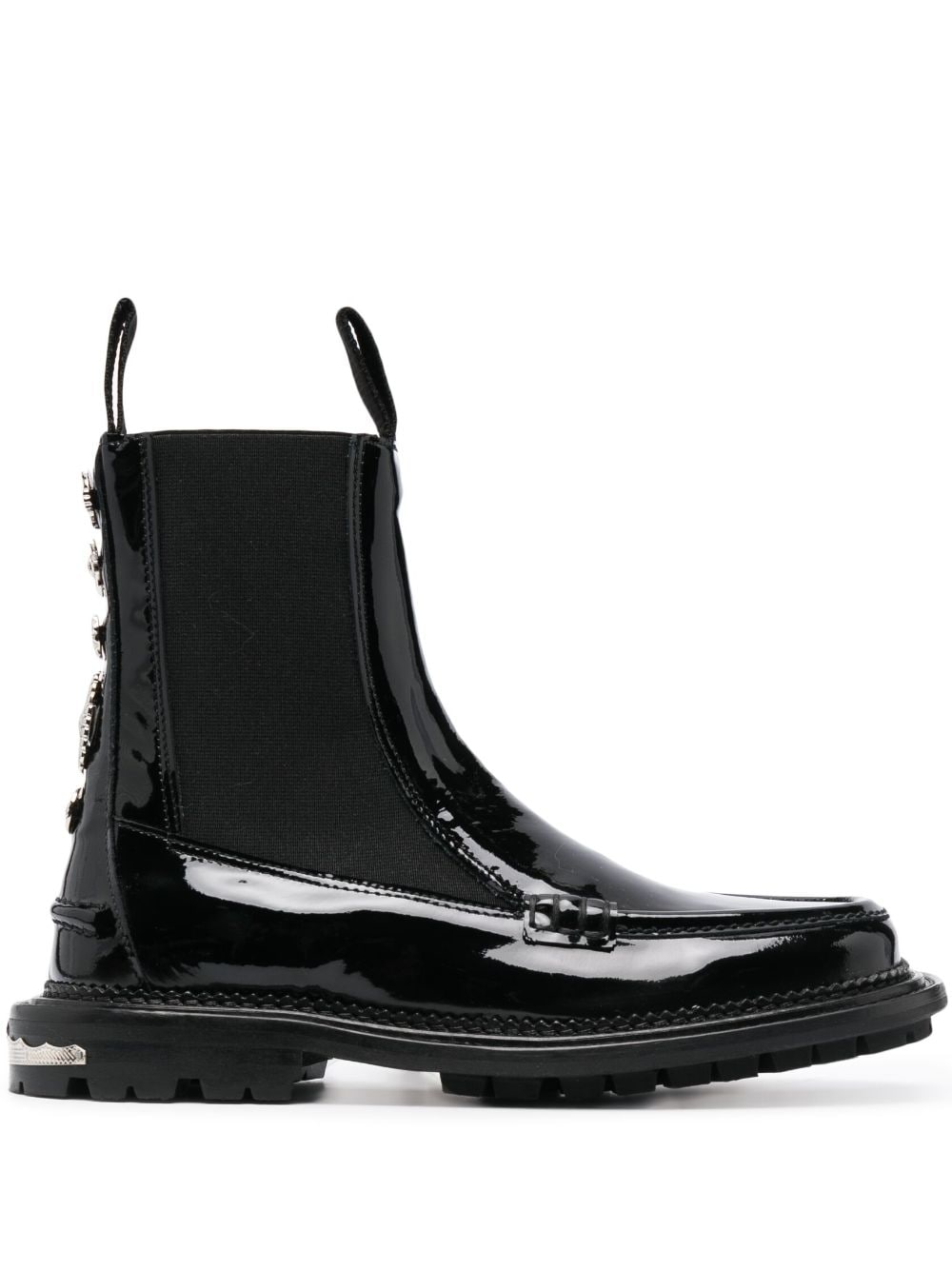 Toga Pulla stud-embellished leather ankle boots - Black von Toga Pulla