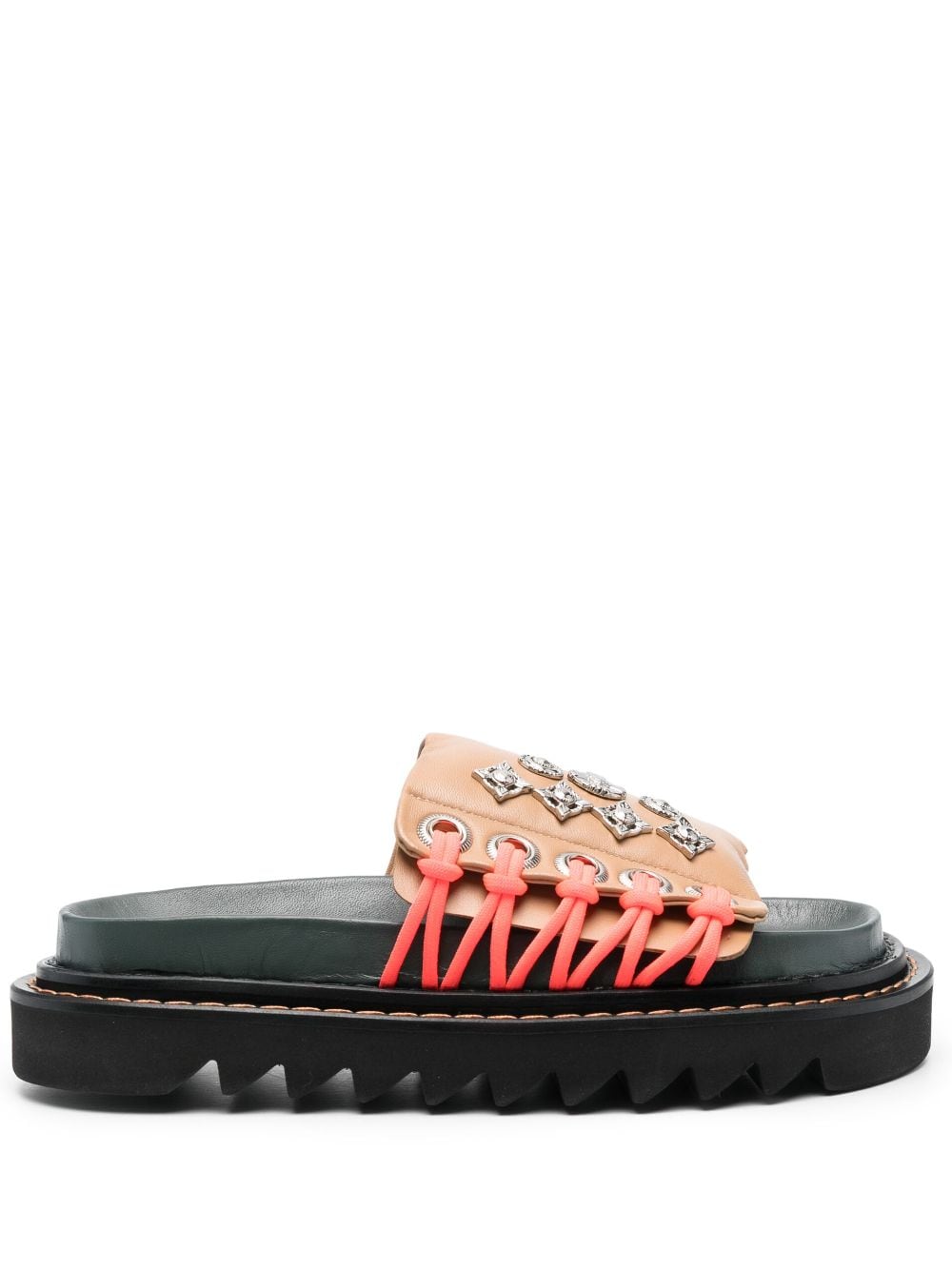 Toga Pulla studded platform sandals - Neutrals von Toga Pulla