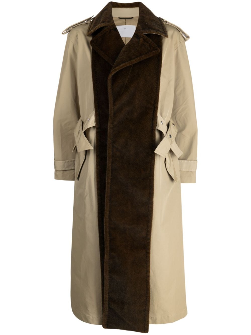 Toga Pulla two-tone panelled trench coat - Neutrals von Toga Pulla