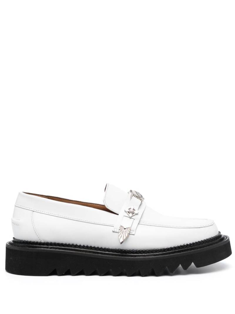 Toga Virilis chunky leather loafers - White von Toga Virilis