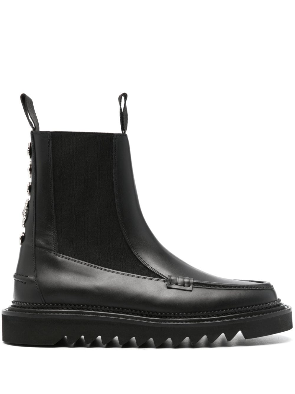 Toga Virilis stud-embellished leather boots - Black von Toga Virilis