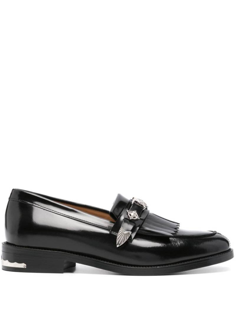 Toga Virilis stud-embellished leather loafers - Black von Toga Virilis