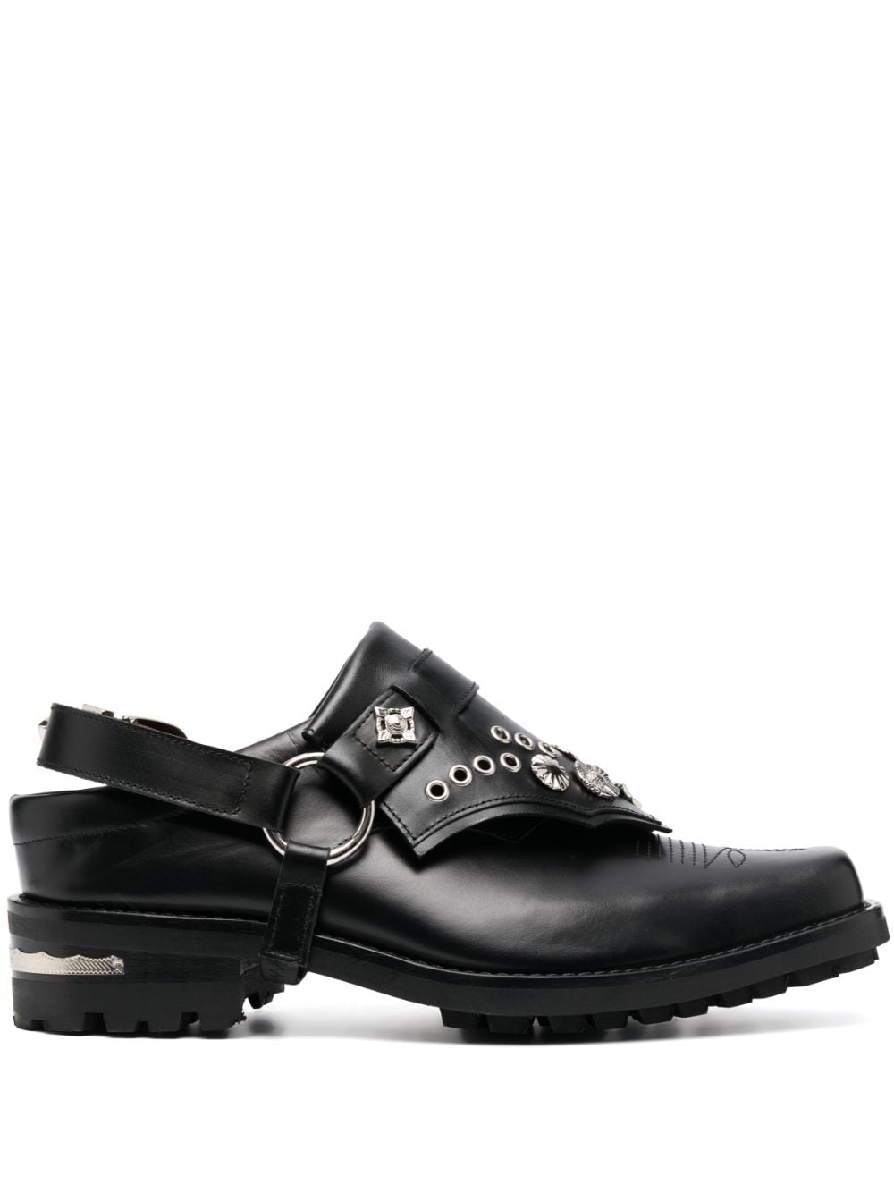 Toga Virilis studded 40mm leather loafers - Black von Toga Virilis