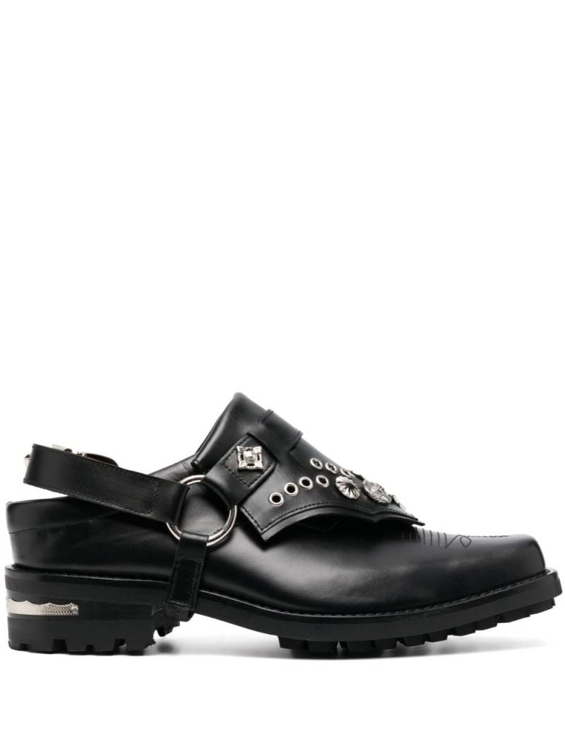 Toga Virilis studded 40mm leather loafers - Black von Toga Virilis