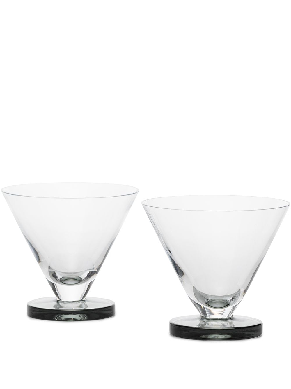 Tom Dixon Cocktail glasses set of two - Neutrals von Tom Dixon