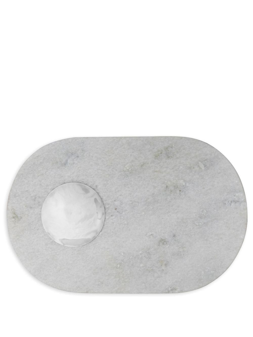 Tom Dixon Stone curved chopping board - White von Tom Dixon