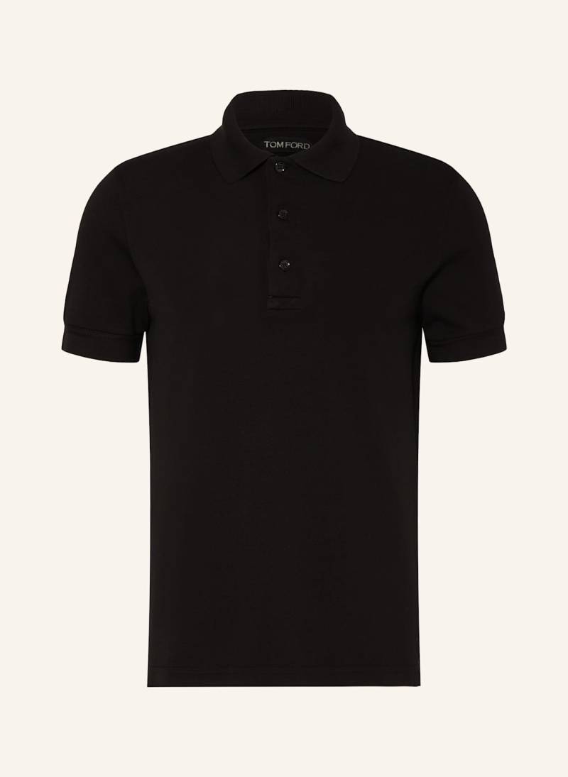 Tom Ford Piqué-Poloshirt schwarz von Tom Ford