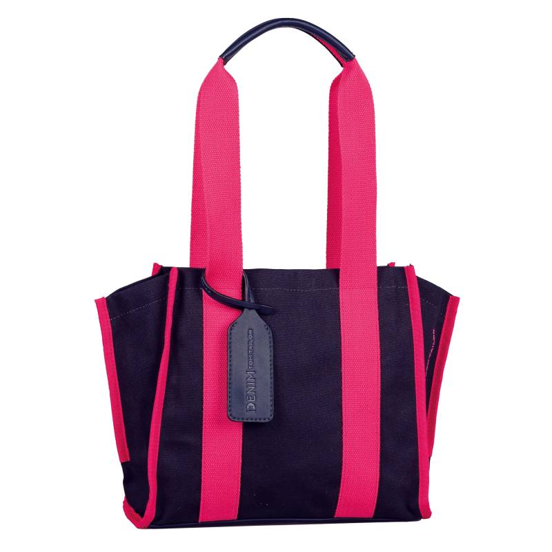 TOM TAILOR Denim Shopper »Alani«, aus lässigem Baumwoll Canvas in angesagter Trapezform flexibel tragbar von Tom Tailor Denim