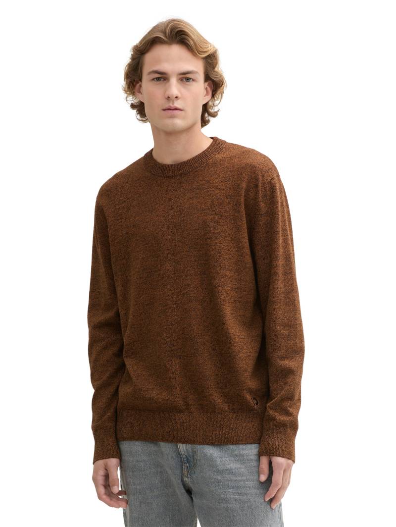 TOM TAILOR Denim Strickpullover, in melierter Optik von Tom Tailor Denim