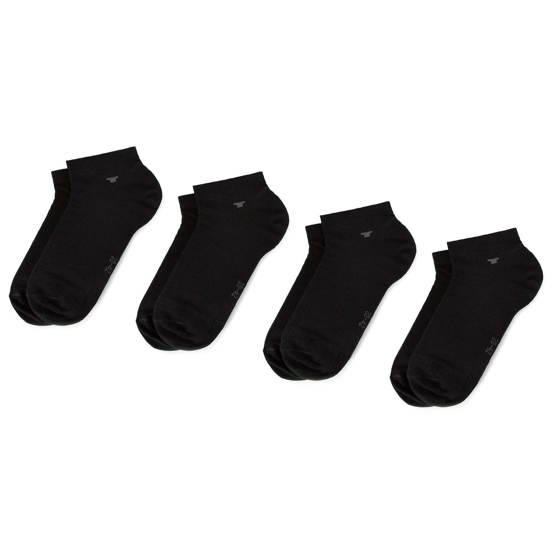 4er-Set niedrige Unisex-Socken Tom Tailor 9415 Black 610 von Tom Tailor