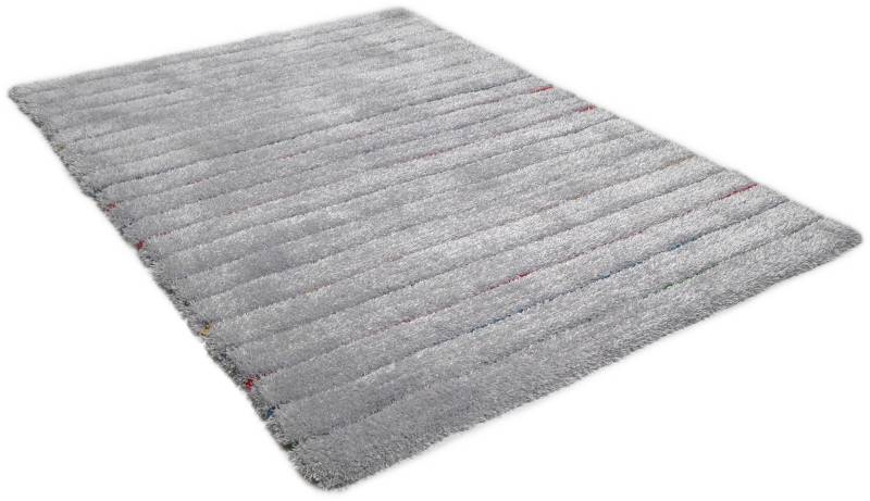TOM TAILOR HOME Hochflor-Teppich »Soft Hidden Stripes«, rechteckig, 35 mm Höhe, super weich und flauschig, ideal im Wohnzimmer & Schlafzimmer von TOM TAILOR HOME