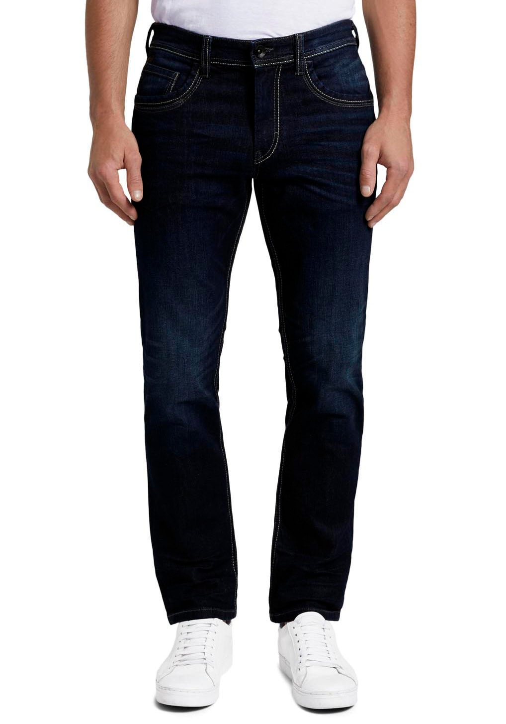 TOM TAILOR 5-Pocket-Jeans »Marvin Straight«, mit Stretch und Kontrastnähten von Tom Tailor