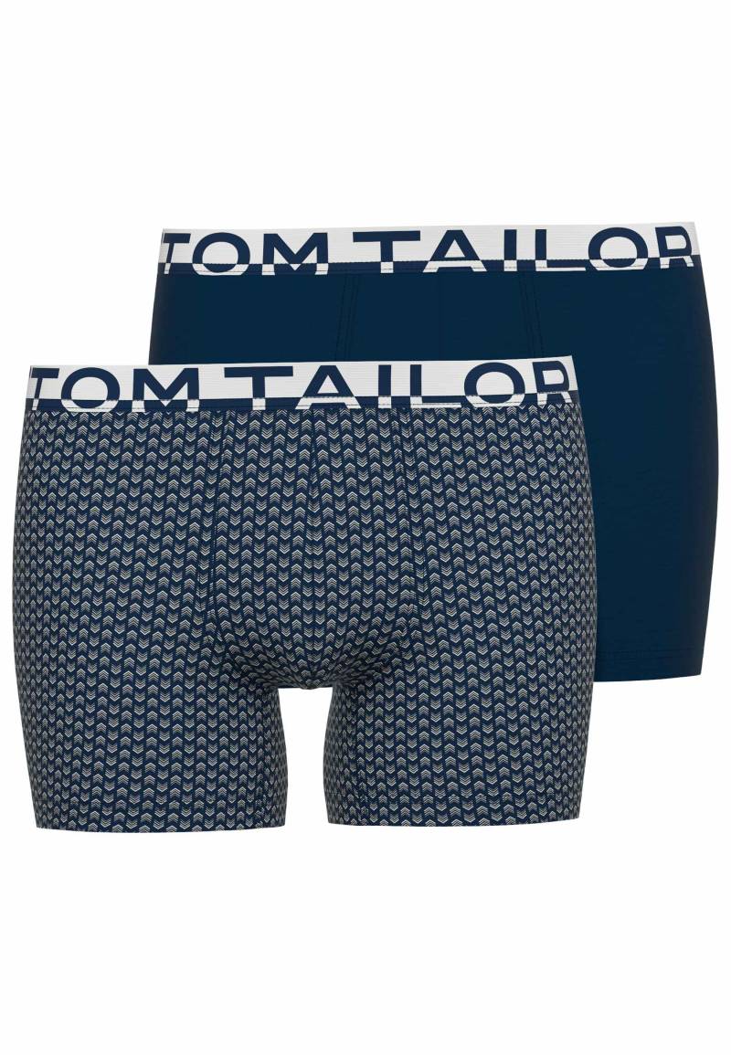 TOM TAILOR Boxershorts, (2 St.), mit vielseitigem Zweierpack von Tom Tailor