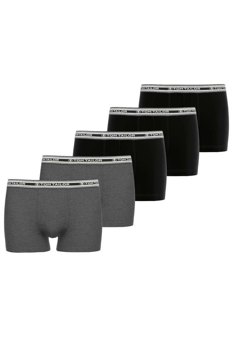 TOM TAILOR Boxershorts »Buffer«, (5 St.), mit schönem Logobund von Tom Tailor