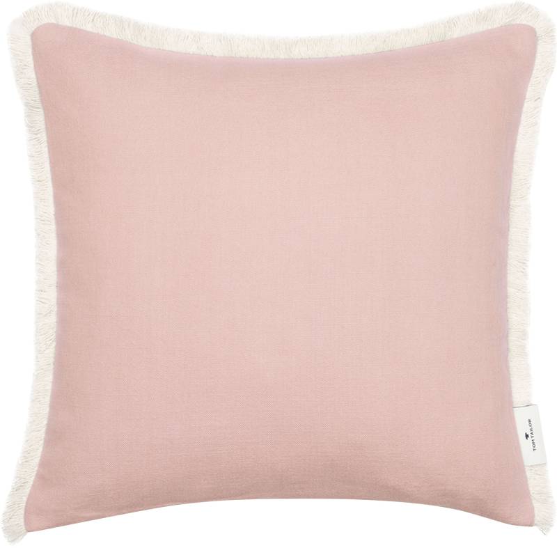 TOM TAILOR HOME Dekokissen »Fringed Cotton«, mit naturfarbenen Fransensaum, Kissenhülle ohne Füllung, 1 Stück von TOM TAILOR HOME