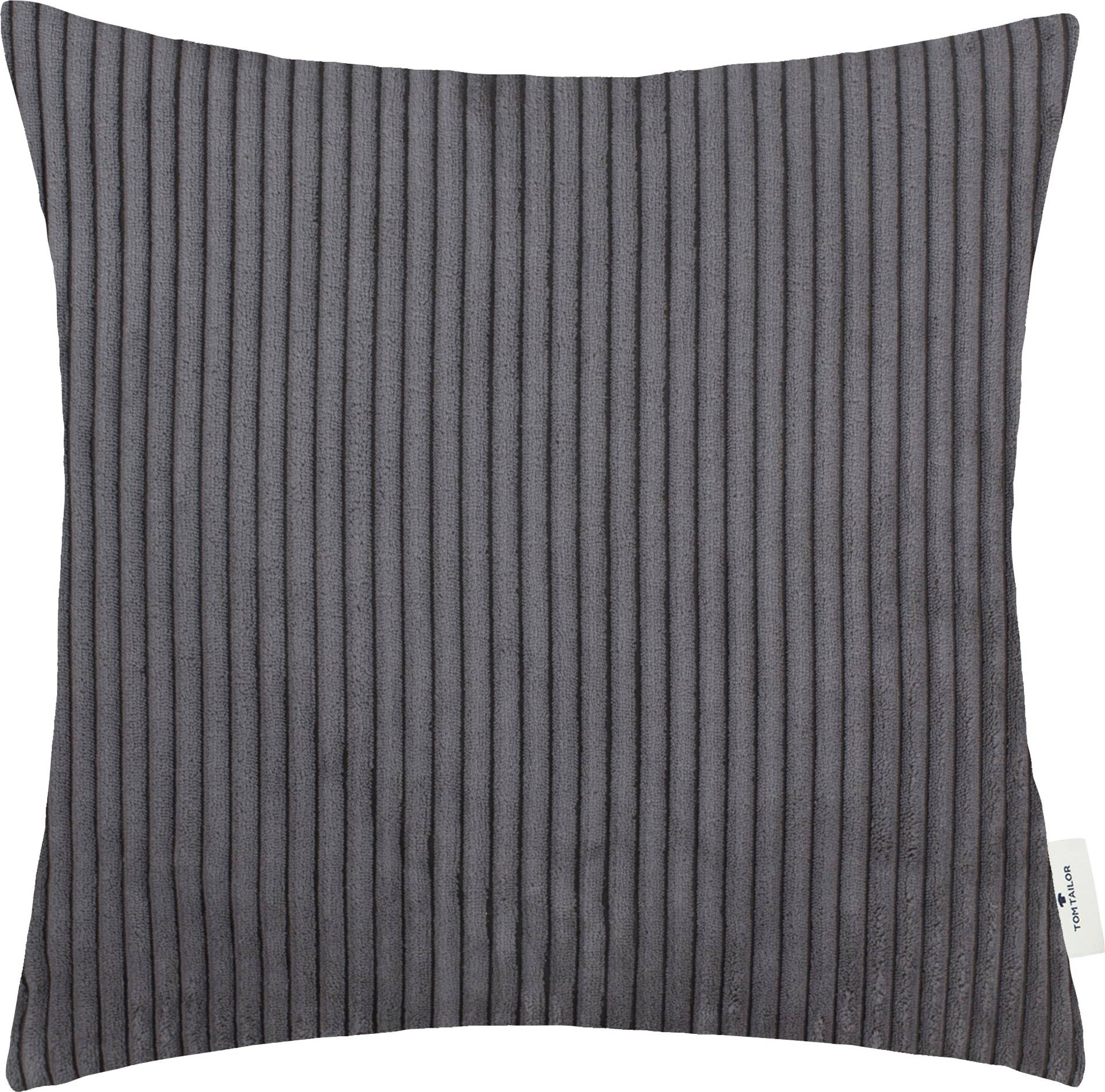 TOM TAILOR HOME Dekokissen »Big Corduroy«, mit effektvollem Reissverschluss, Kissenhülle ohne Füllung, 1 Stück von TOM TAILOR HOME