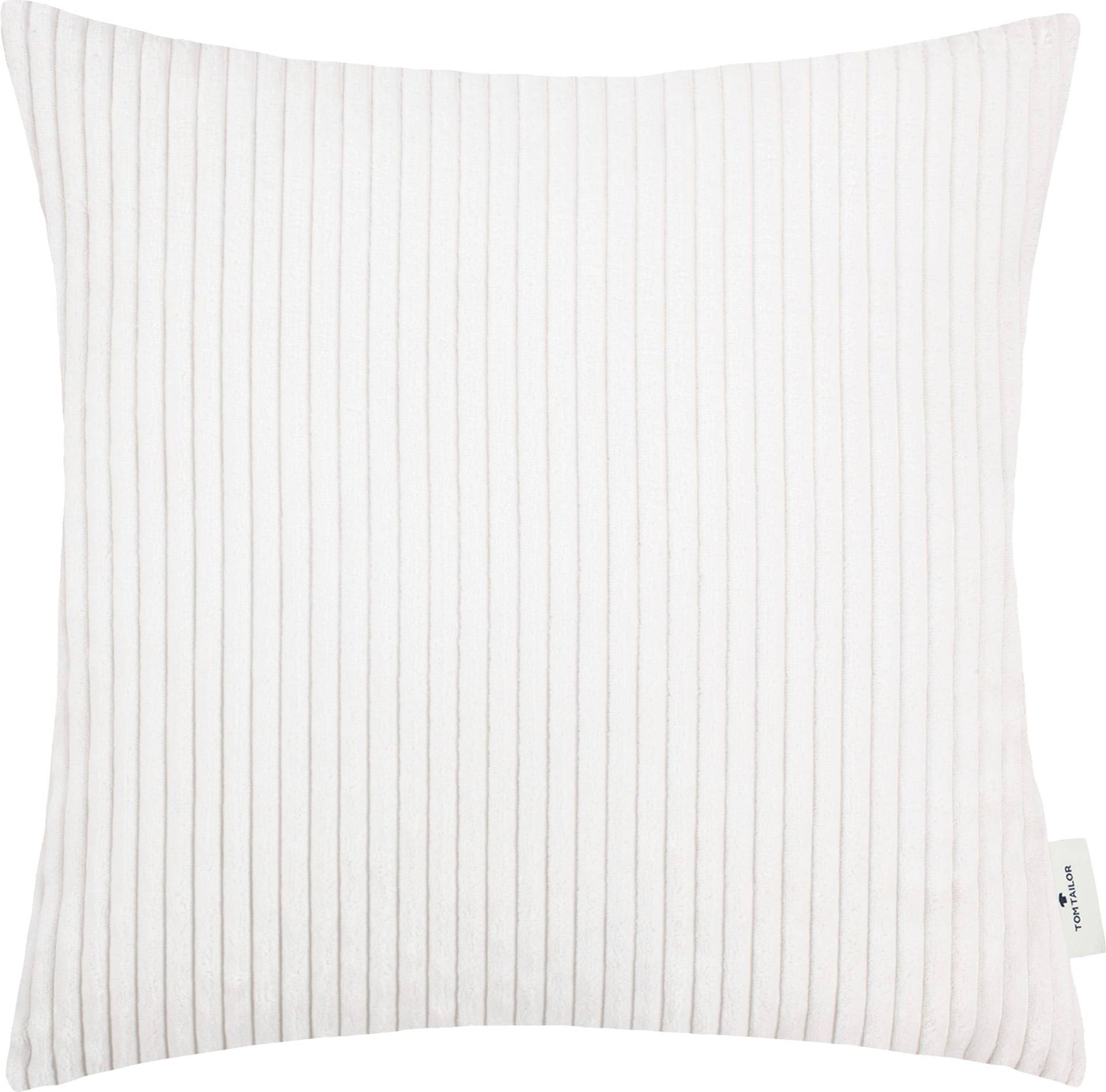TOM TAILOR HOME Dekokissen »Big Corduroy«, mit effektvollem Reissverschluss, Kissenhülle ohne Füllung, 1 Stück von TOM TAILOR HOME