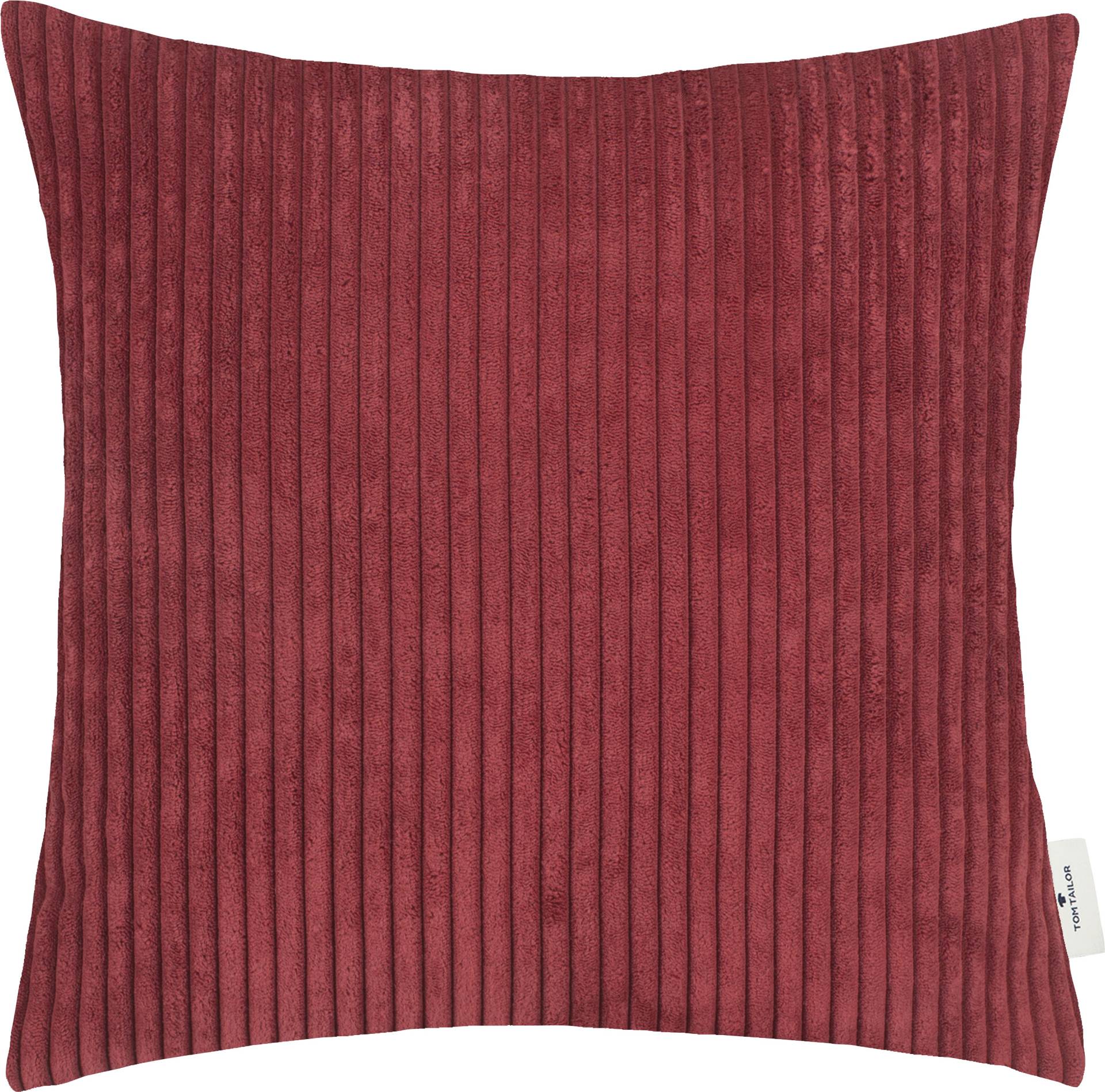 TOM TAILOR HOME Dekokissen »Big Corduroy«, mit effektvollem Reissverschluss, Kissenhülle ohne Füllung, 1 Stück von TOM TAILOR HOME
