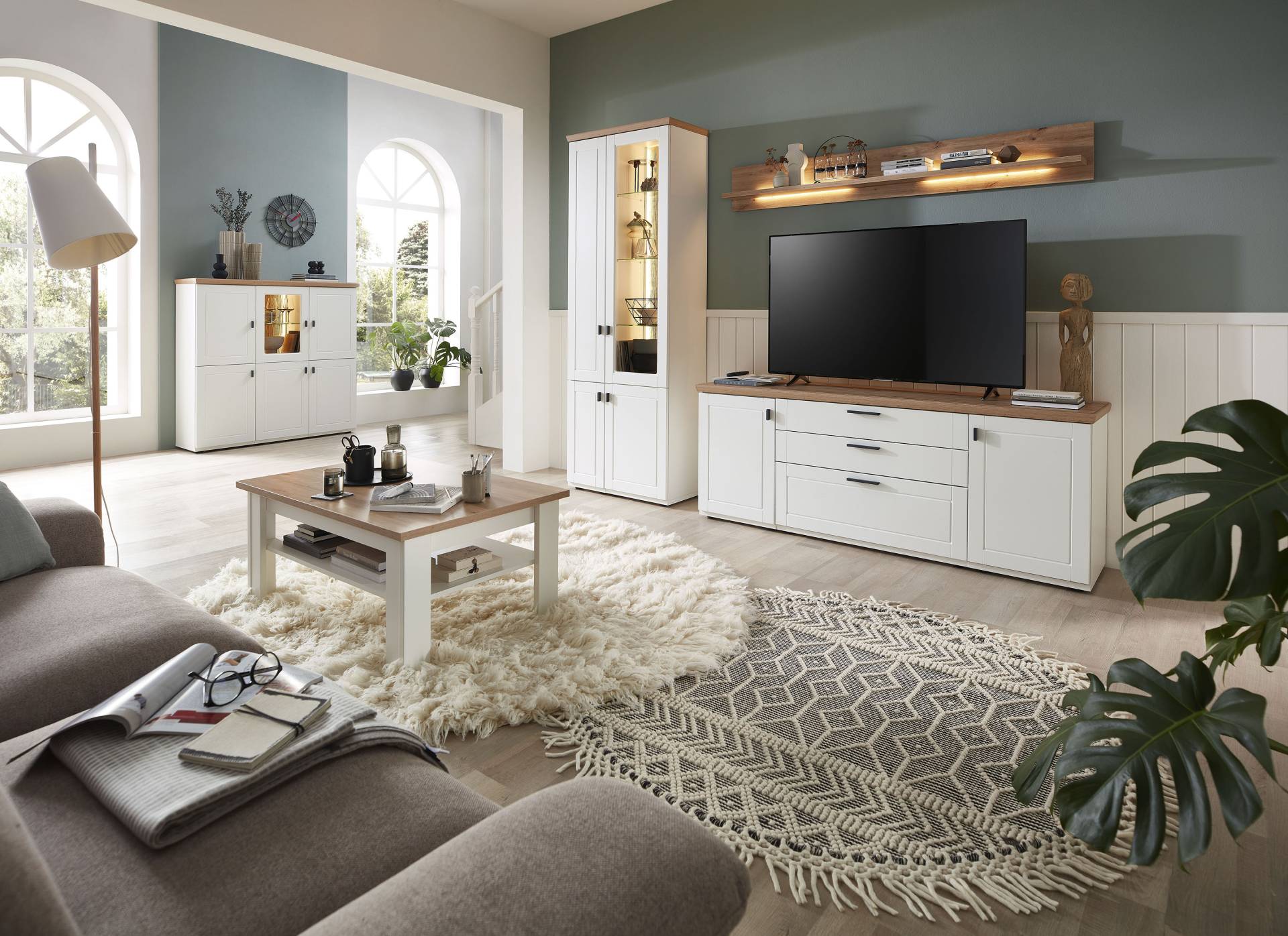 TOM TAILOR HOME Teppich »Colored Macrame«, rund, 10 mm Höhe, Handweb Teppich, reine Wolle, handgewebt, mit Fransen, Scandi Design TOM TAILOR HOME Teppich »Colored Macrame«, rund, 10 mm Höhe, Handweb Teppich, reine Wolle, handgewebt, mit Fransen, Scandi Design von TOM TAILOR HOME