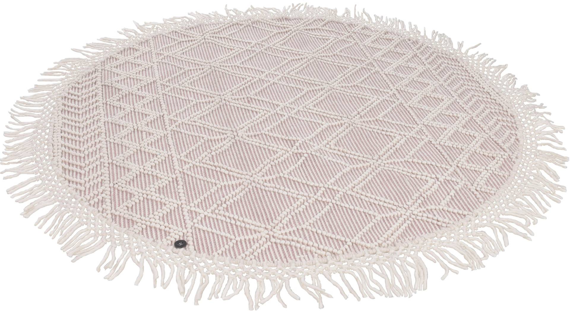TOM TAILOR HOME Teppich »Colored Macrame«, rund, 10 mm Höhe, Handweb Teppich, reine Wolle, handgewebt, mit Fransen, Scandi Design TOM TAILOR HOME Teppich »Colored Macrame«, rund, 10 mm Höhe, Handweb Teppich, reine Wolle, handgewebt, mit Fransen, Scandi Design von TOM TAILOR HOME