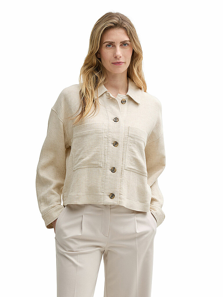 TOM TAILOR Overshirt creme | 38 TOM TAILOR Overshirt creme | 38 von Tom Tailor