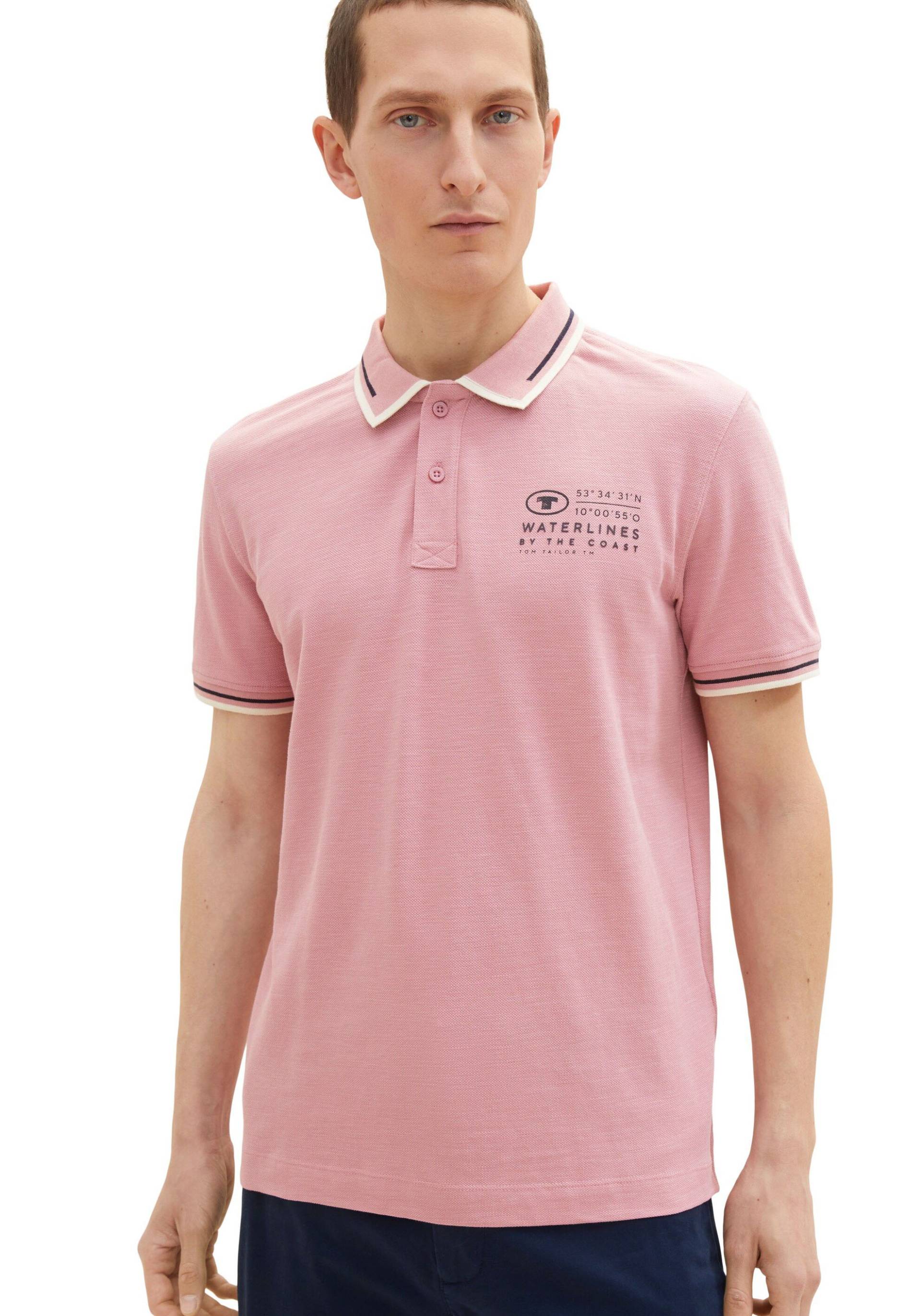 TOM TAILOR Poloshirt, mit Logoschriftzug von Tom Tailor