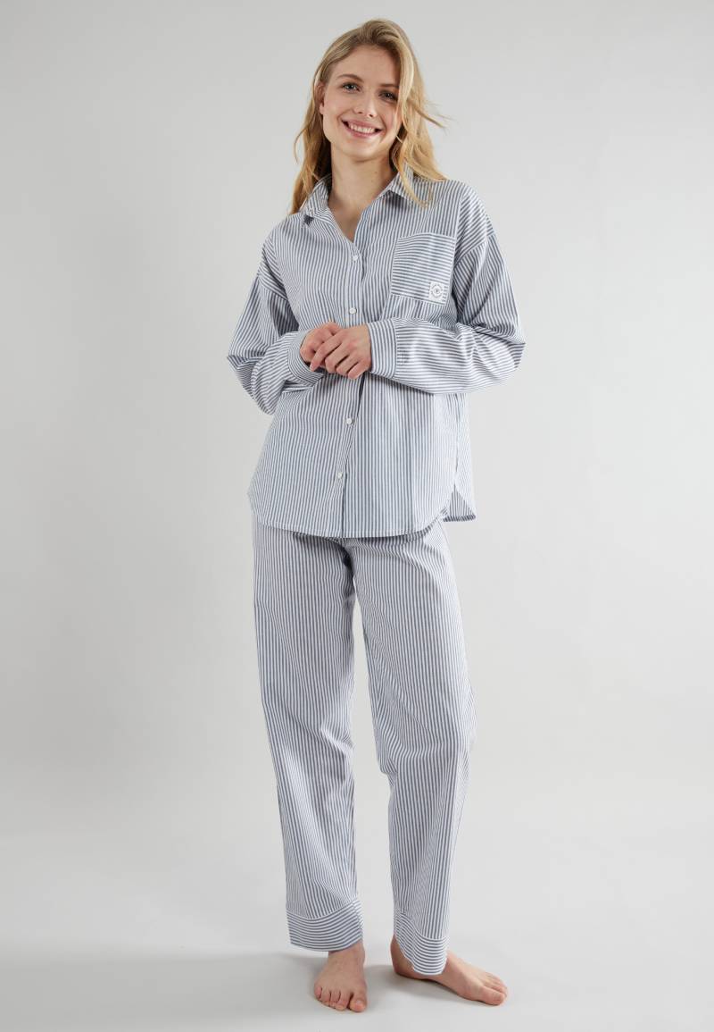 TOM TAILOR Pyjama »Positivism«, (2 tlg.), mit klassichem Schnitt von Tom Tailor
