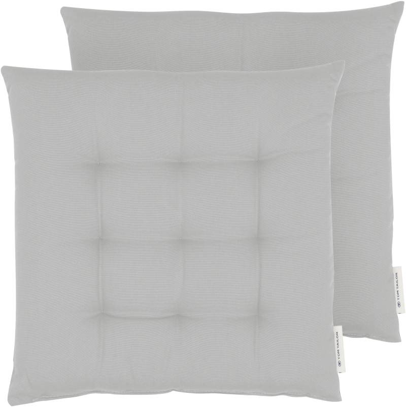 TOM TAILOR HOME Sitzkissen »Dove«, unifarben, abgesteppt, 1 Stück von TOM TAILOR HOME