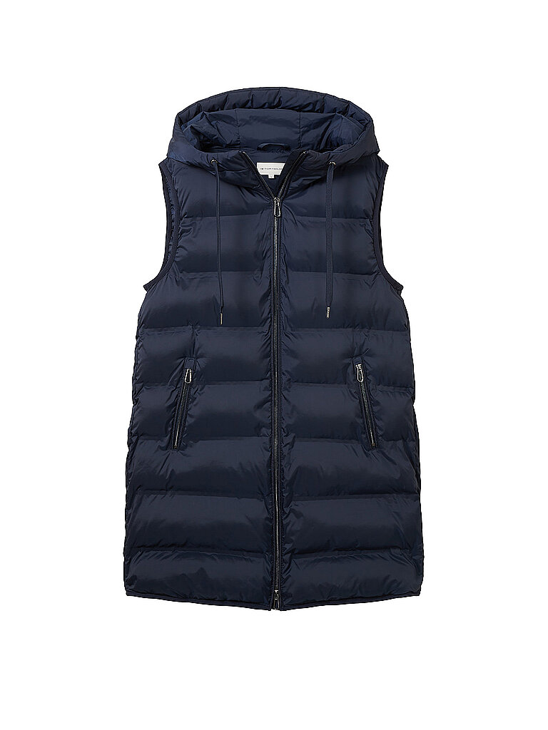 TOM TAILOR Steppgilet blau | XXL von Tom Tailor