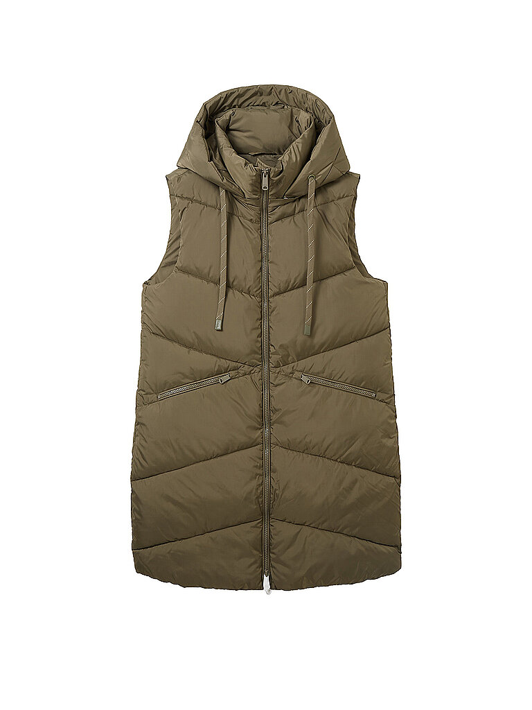 TOM TAILOR Steppgilet grün | XL von Tom Tailor