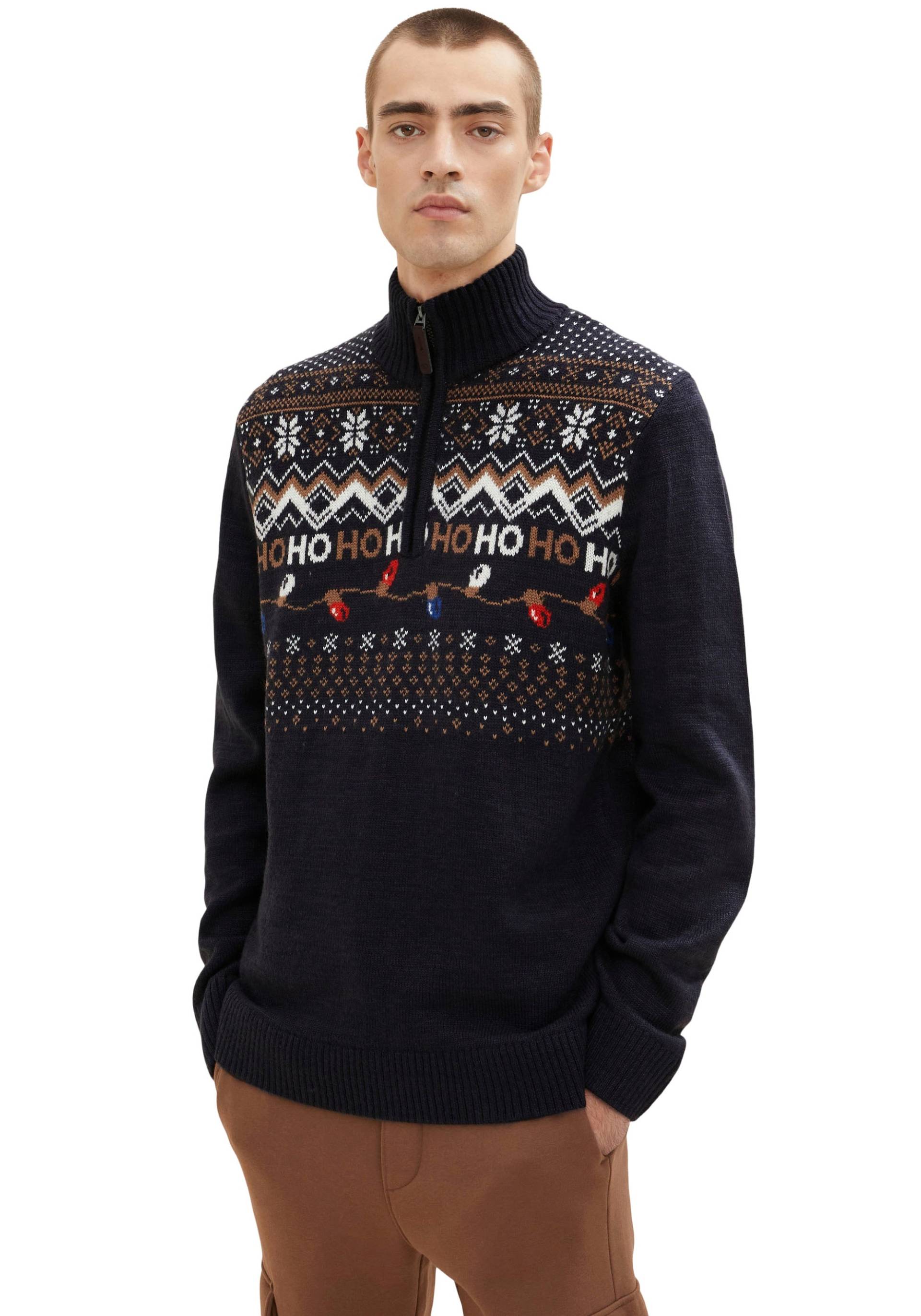 TOM TAILOR Strickpullover, mit Weihnachtsmotiv von Tom Tailor