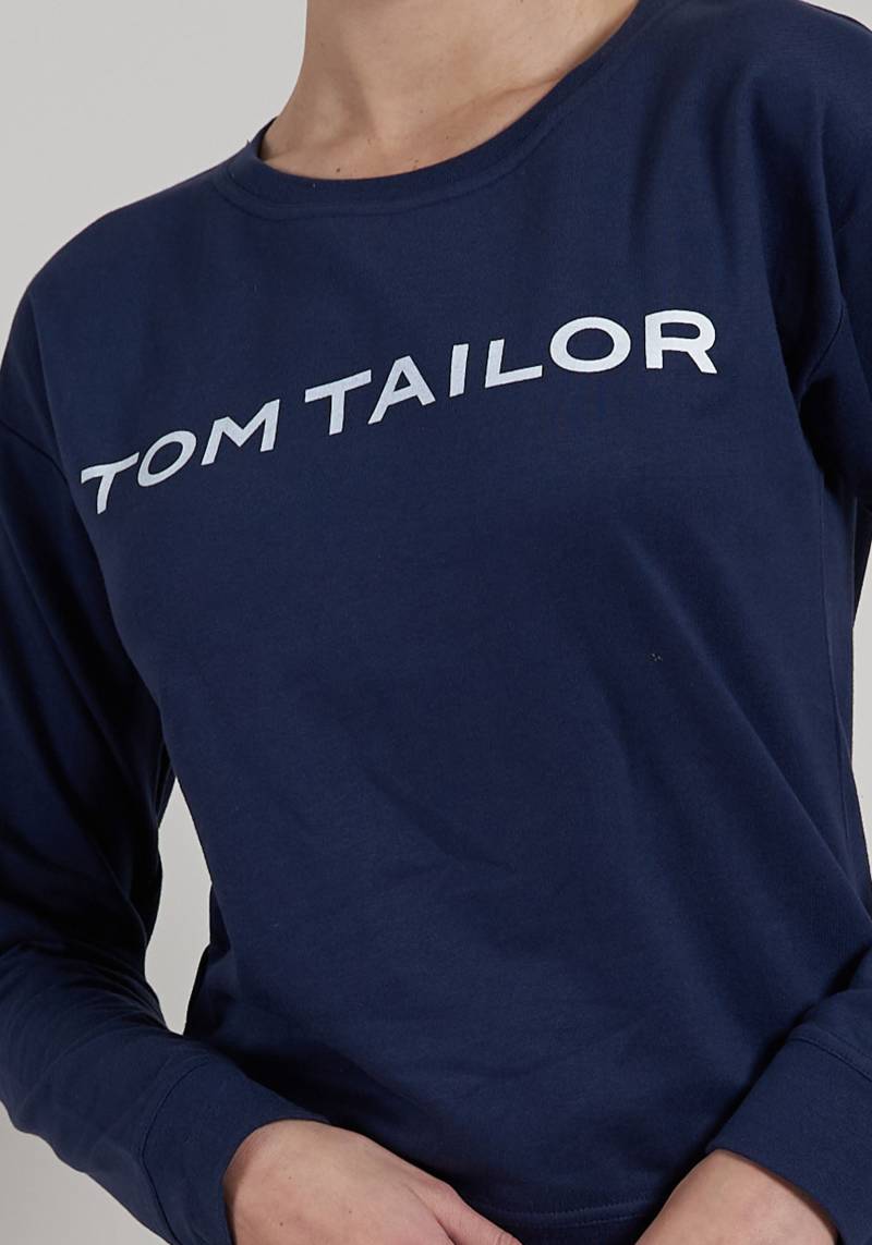 TOM TAILOR Sweatshirt, legere Passform, Rundhalsausschnitt, Langarm von Tom Tailor