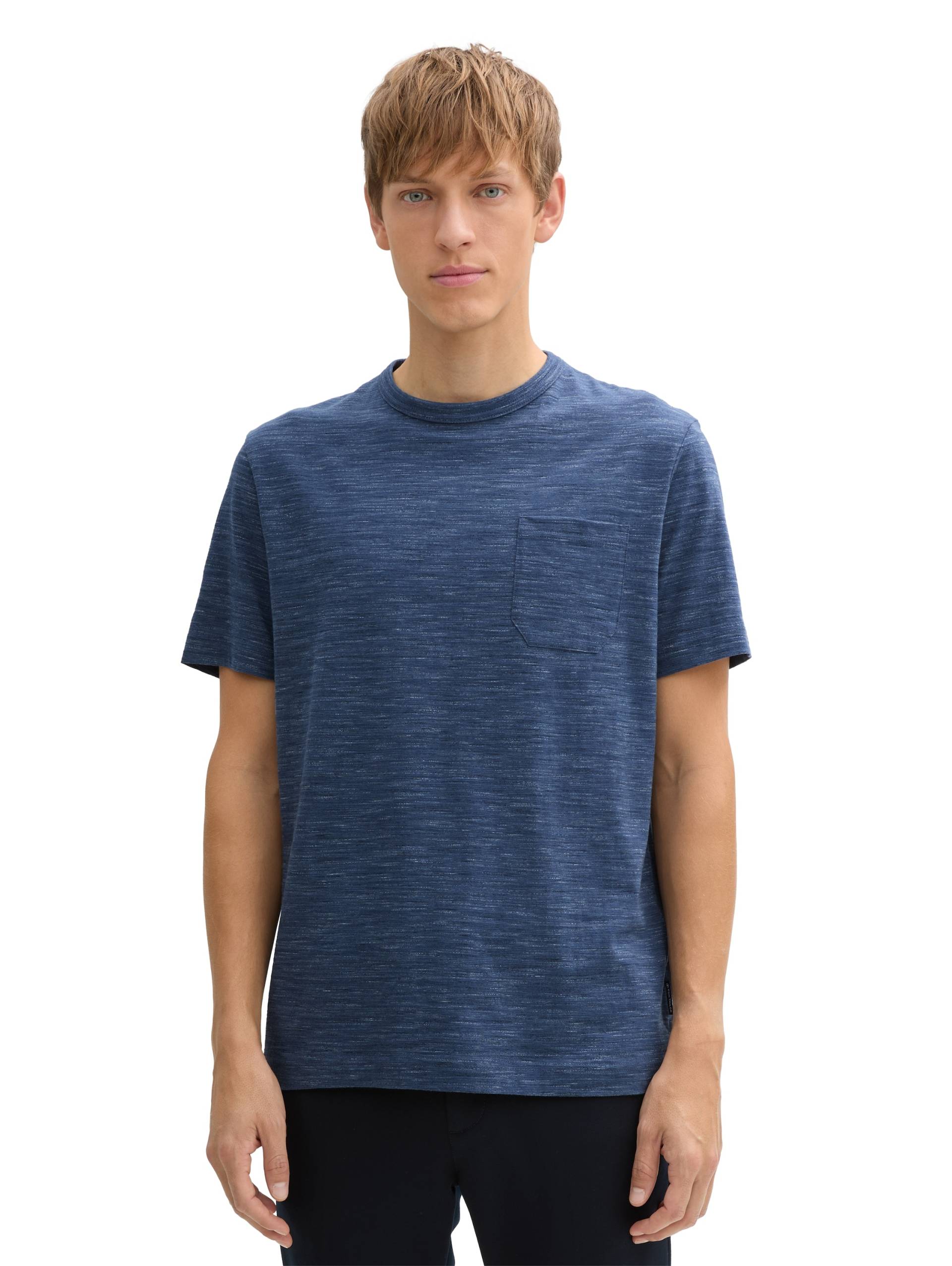 TOM TAILOR T-Shirt, in Melange Optik TOM TAILOR T-Shirt, in Melange Optik von Tom Tailor