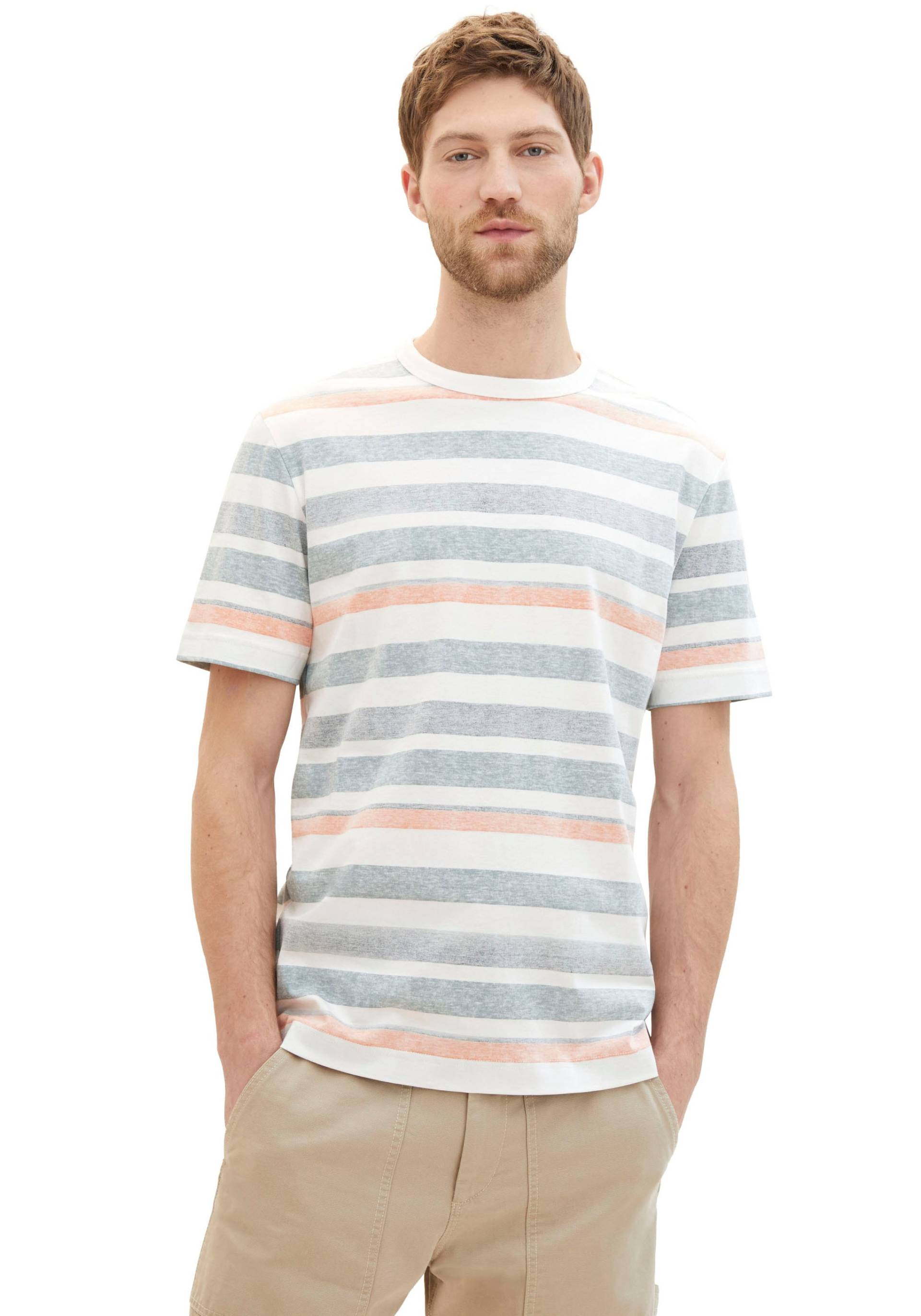 TOM TAILOR T-Shirt, mit Streifen-Optik von Tom Tailor