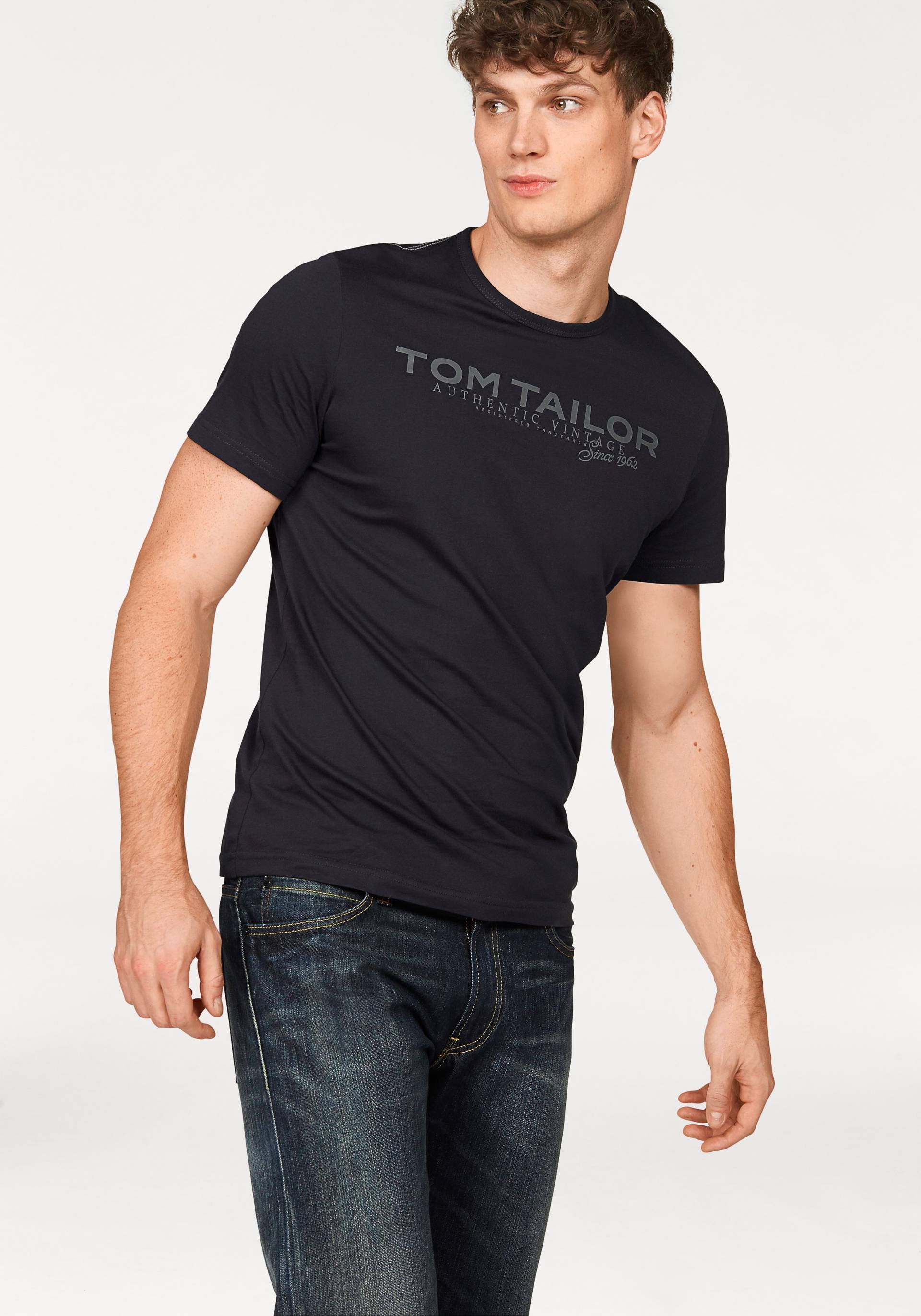 TOM TAILOR T-Shirt, mit Logoprint von Tom Tailor