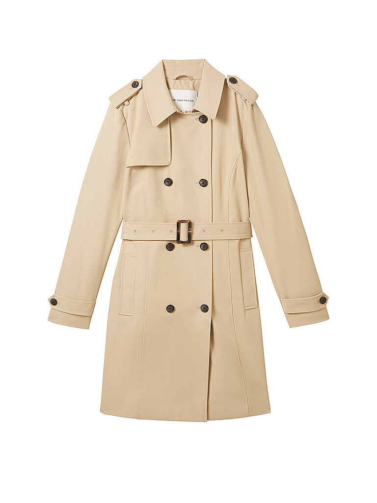 TOM TAILOR Trenchcoat  beige | L von Tom Tailor