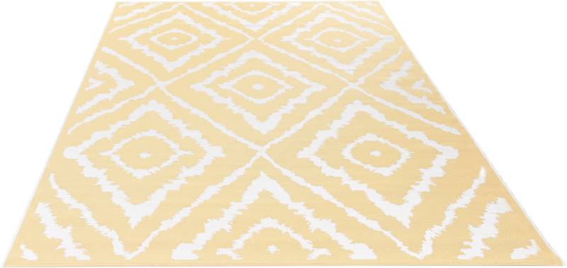 TOM TAILOR HOME Teppich »Garden Pattern«, rechteckig, 3 mm Höhe, Flachgewebe, modernes Rauten Design, In- und Outdoor geeignet von TOM TAILOR HOME