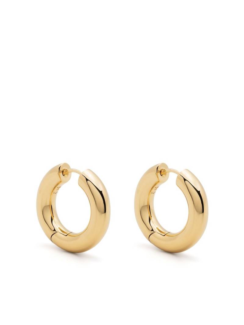 Tom Wood 9kt yellow gold Chunky Medium Hoop earrings von Tom Wood