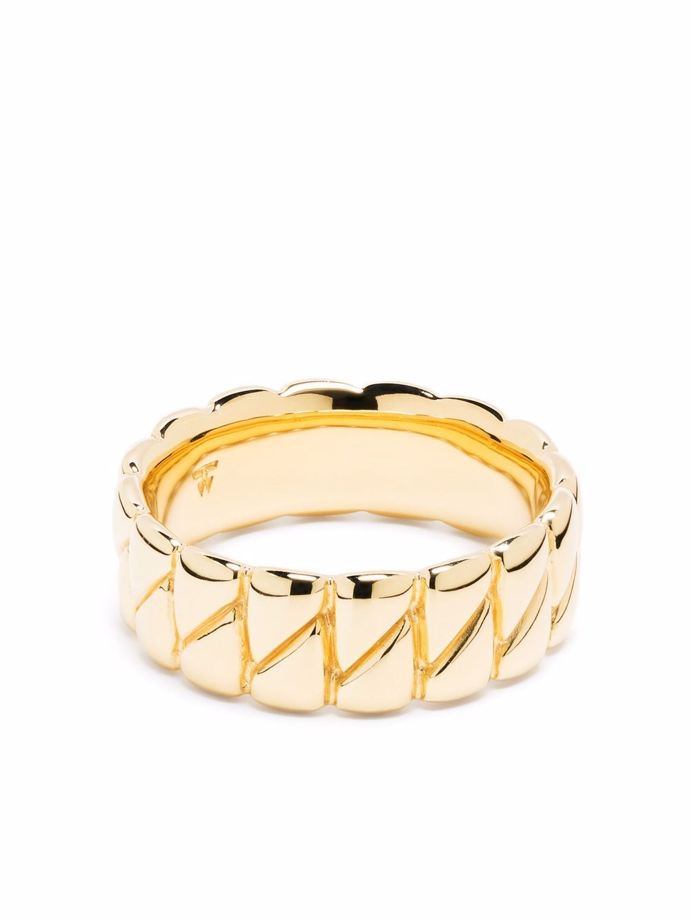 Tom Wood 9kt yellow gold Drop ring von Tom Wood