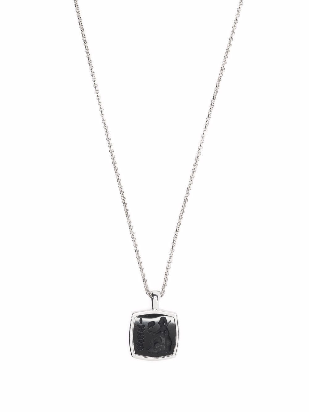 Tom Wood Athena Cushion Pendant sterling-silver necklace von Tom Wood