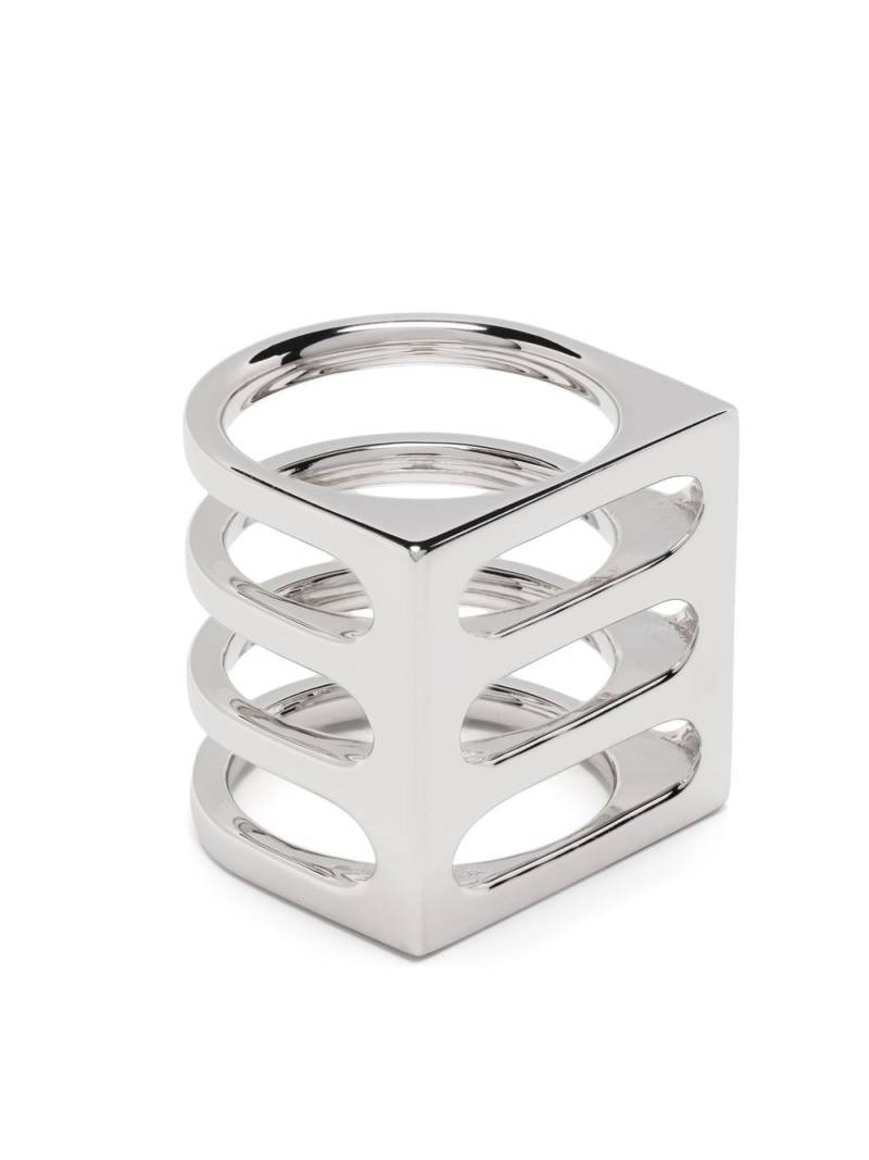 Tom Wood Cage Triple ring - Silver von Tom Wood