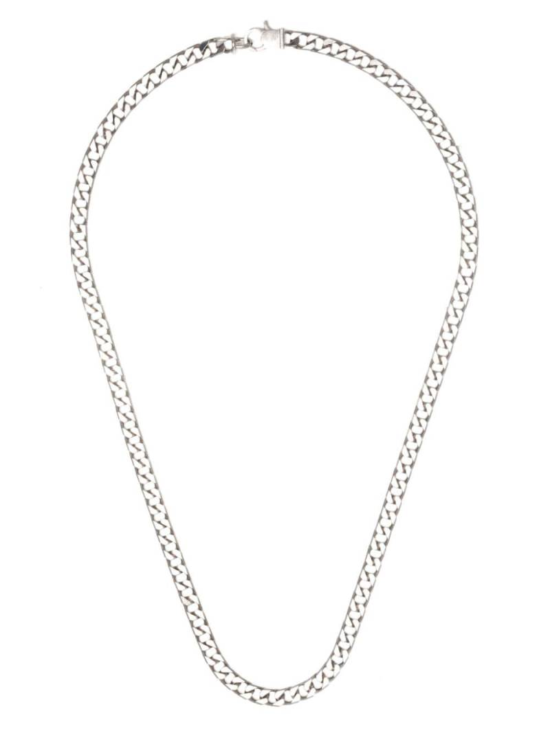 Tom Wood Frankie Cuban-chain necklace - Silver von Tom Wood