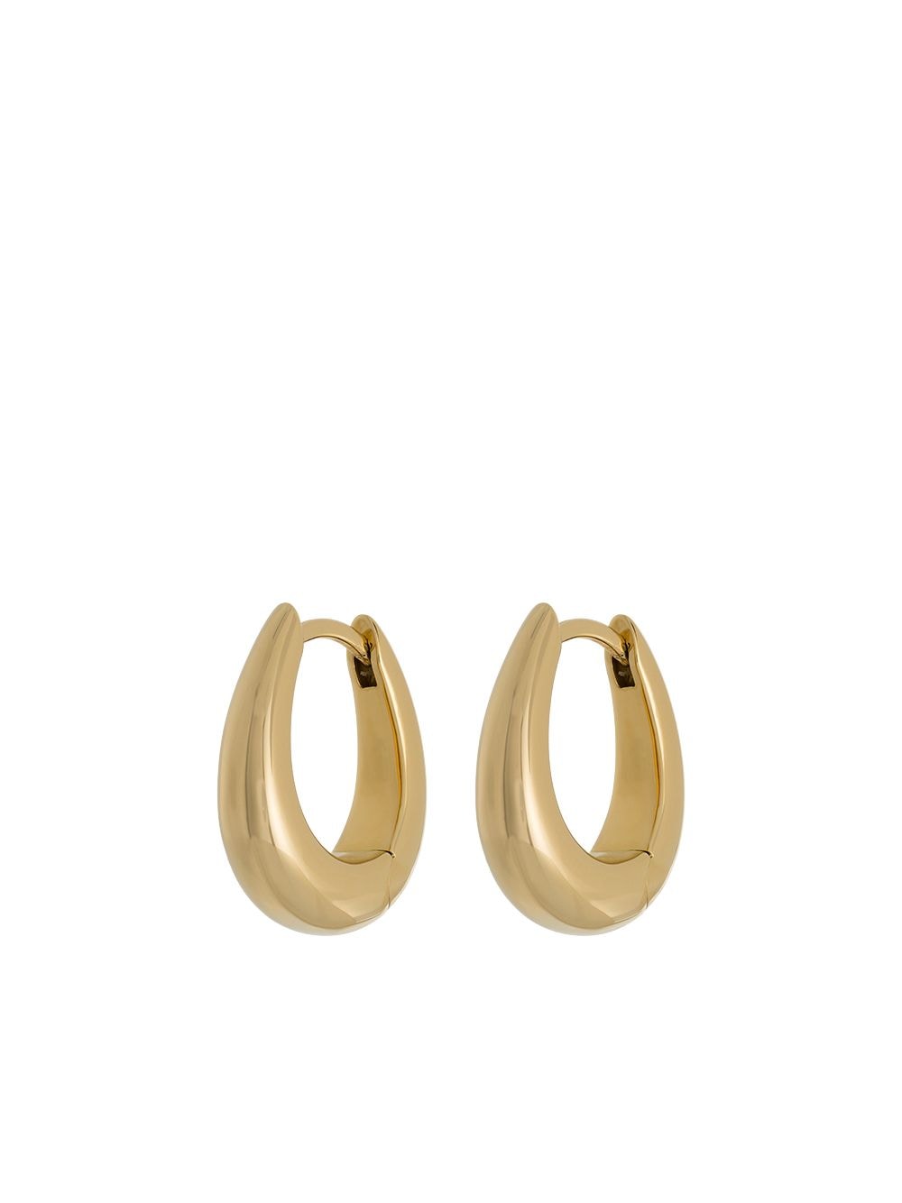 Tom Wood Liz hoop earrings - Gold von Tom Wood