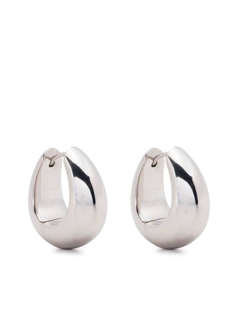 Tom Wood chunky hoop earrings - Silver von Tom Wood