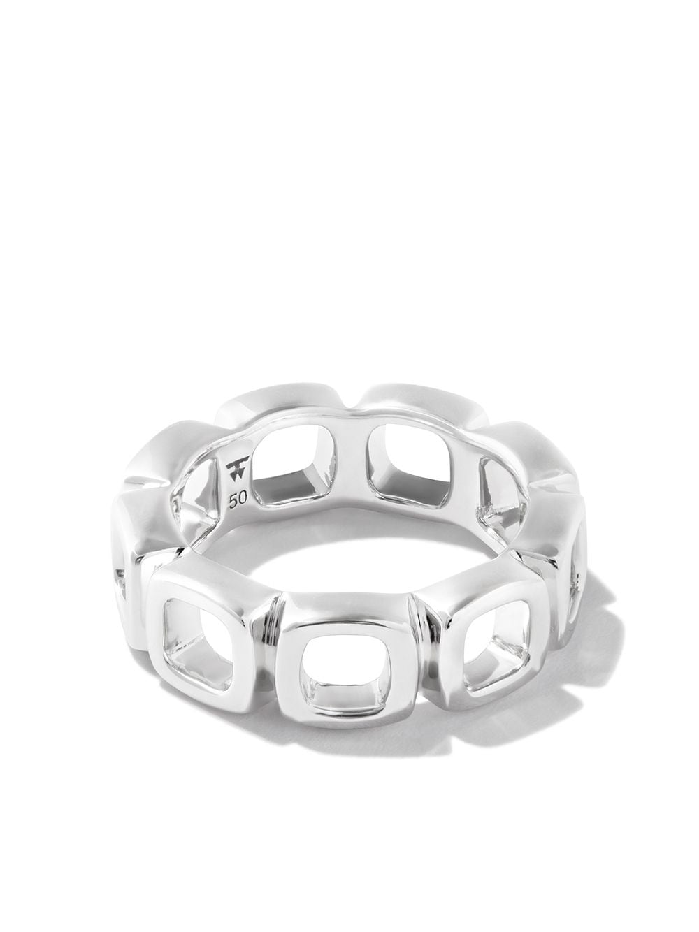 Tom Wood cut-out link eternity ring - Silver von Tom Wood
